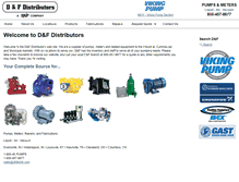 Tablet Screenshot of dfdistrib.com